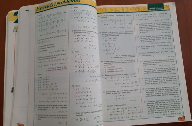 Matemàtiques, 1 Batx ISBN:978-84-236-4525-1