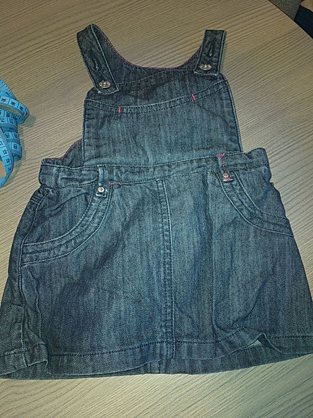 parka,peto,camiseta y leotardos niña Elle