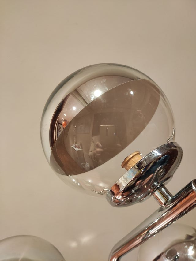 LAMPARA VINTAGE SPACE AGE AÑOS 70 PERFECTA