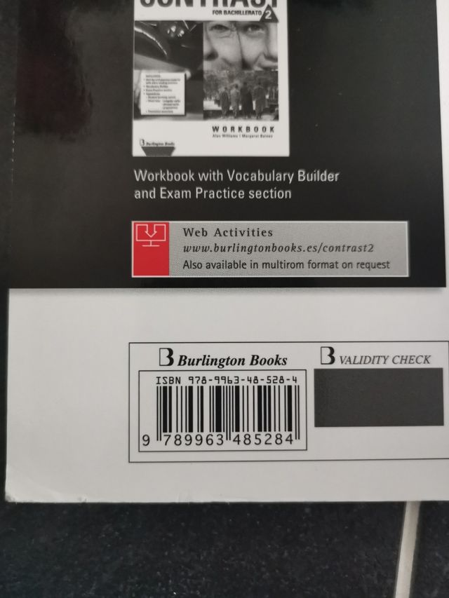 Contrast 2 Bachillerato, workbook