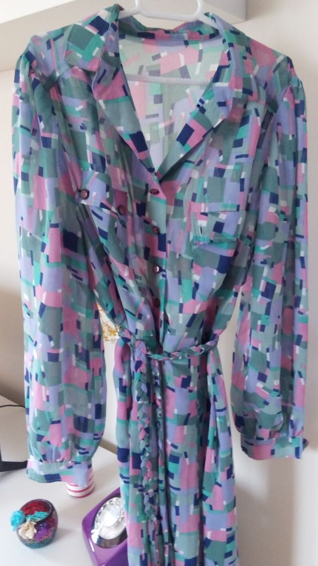 Vestido Vintage Talla XXL