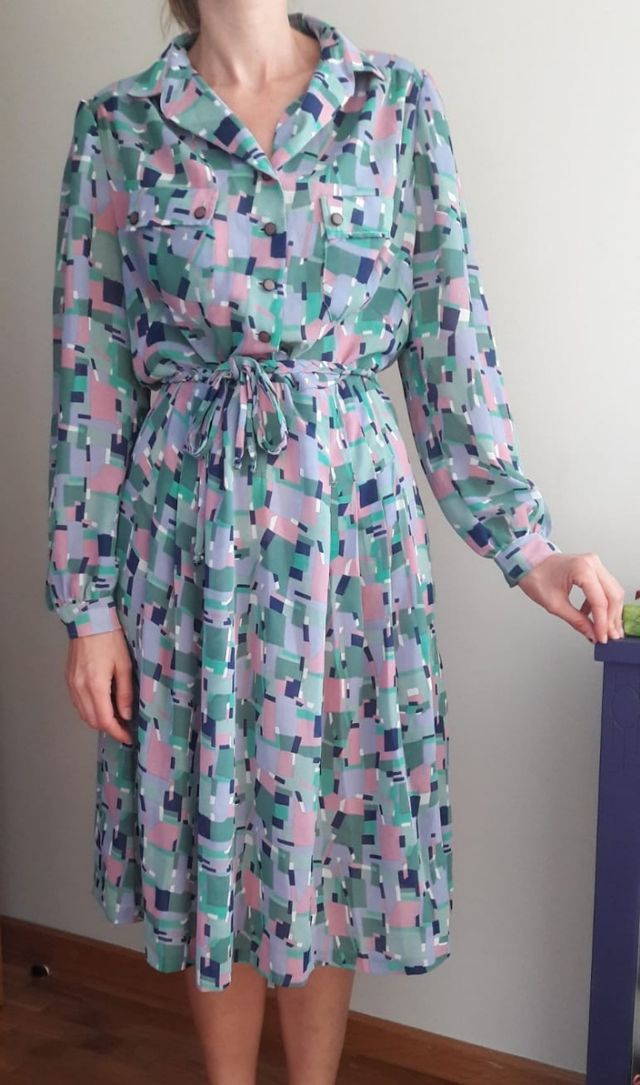 Vestido Vintage Talla XXL