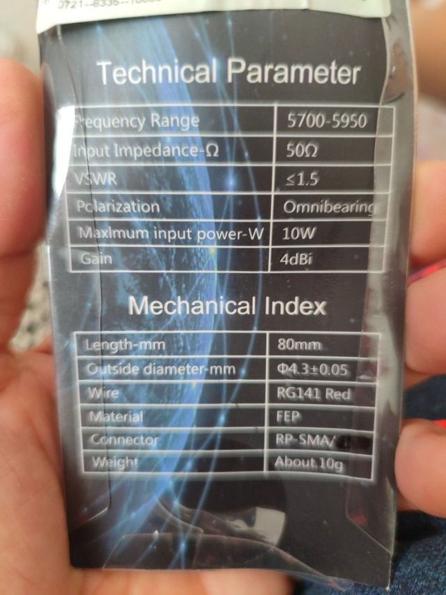 Antena para Drones TX Rx 5.8 G Mushroom Antenna