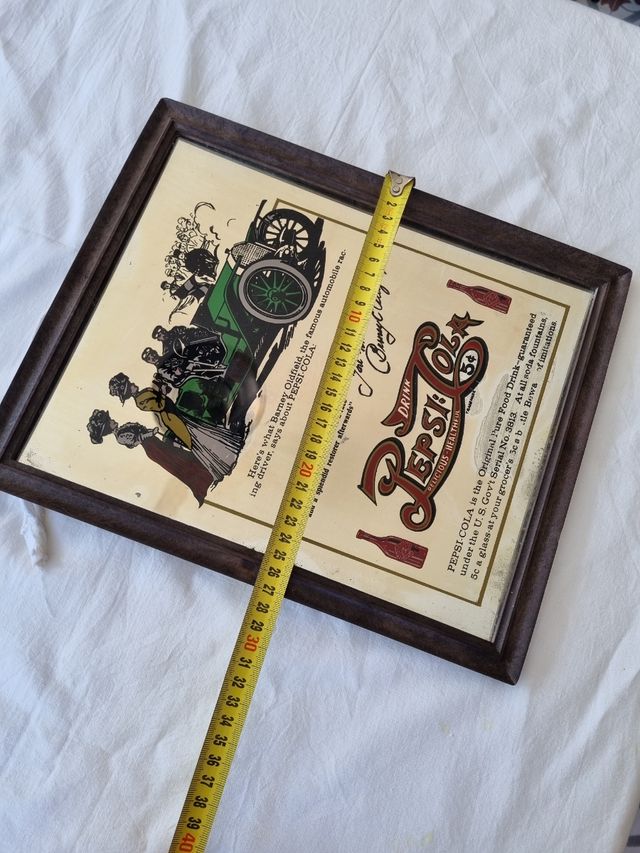 ANTIGUO ESPEJO DE PUBLICIDAD DE PEPSICOLA