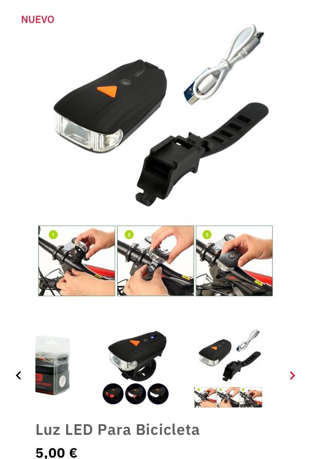 Luz LED Para Bicicleta