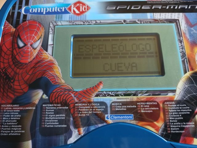Ordenador Spiderman.