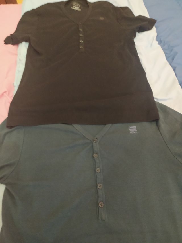 2 camiseta,polo,g star Gstar,talla L,nuevas.