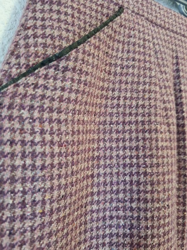 FALDA PATAGALLO MALVA  T/ 40 *MARIAN GUIJARRO*