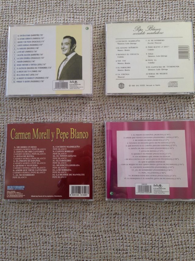 CD's de Pepe Blanco.