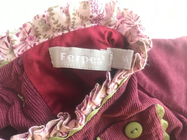 Vestido panilla Ferpes T1