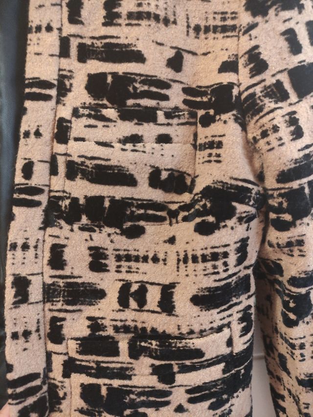 Chaqueta Torera Camel y negro