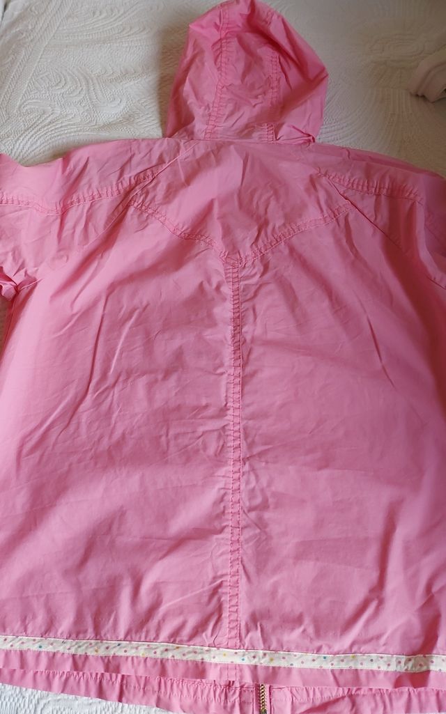 Cazadora juvenil rosa chicle talla M