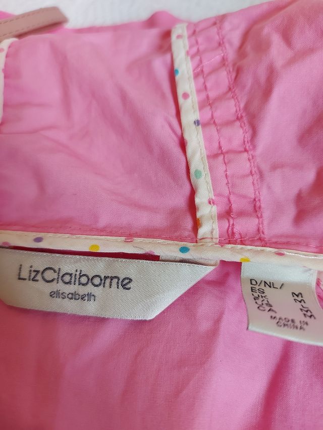 Cazadora juvenil rosa chicle talla M