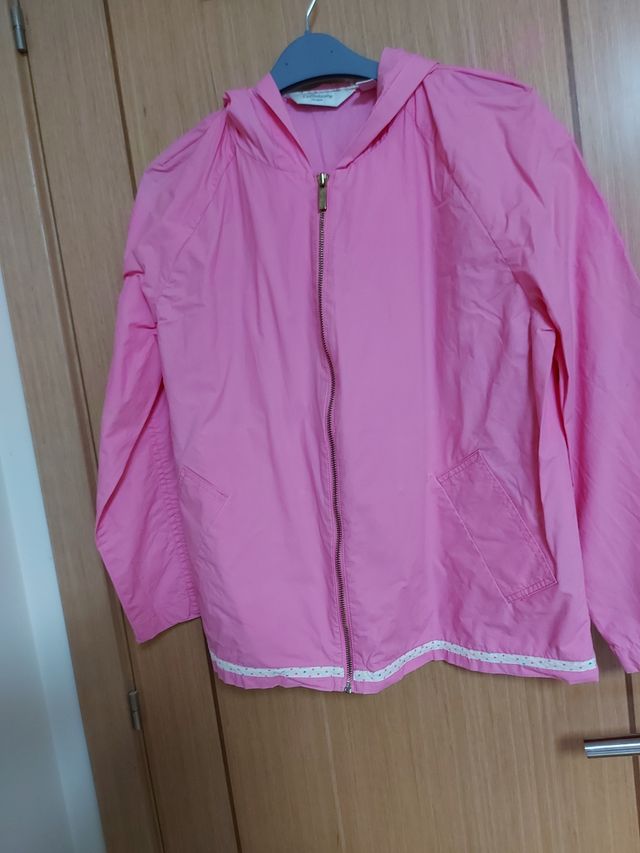 Cazadora juvenil rosa chicle talla M