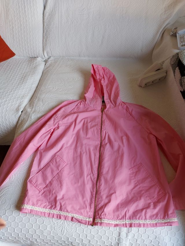 Cazadora juvenil rosa chicle talla M