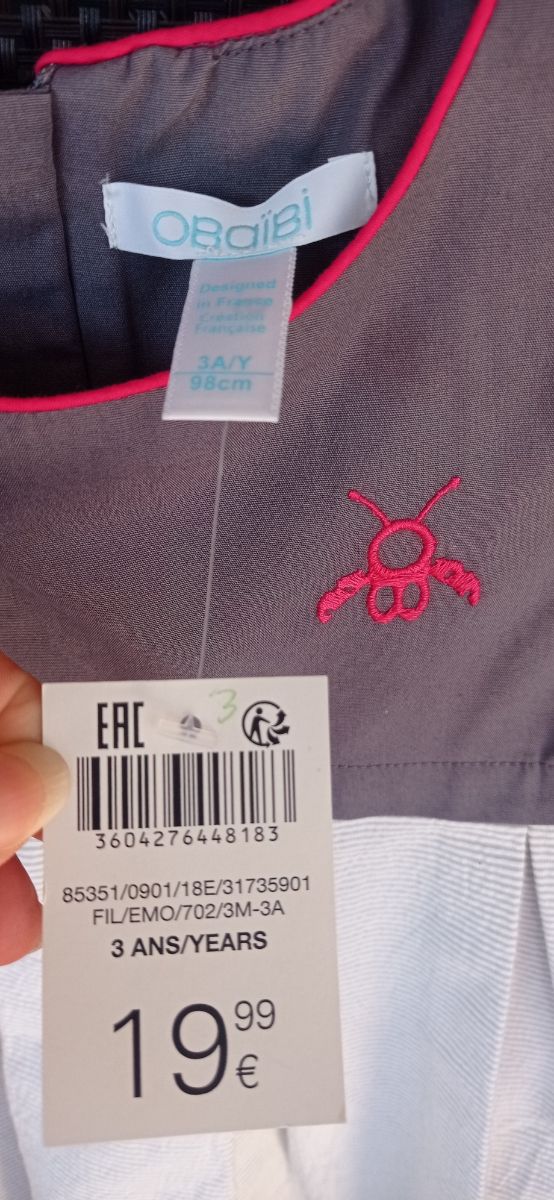 Vestido niña 3 años