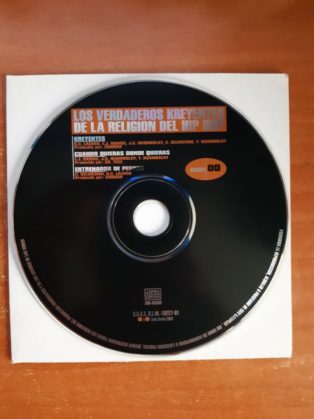 cd rap español maxi vkr kreyentes