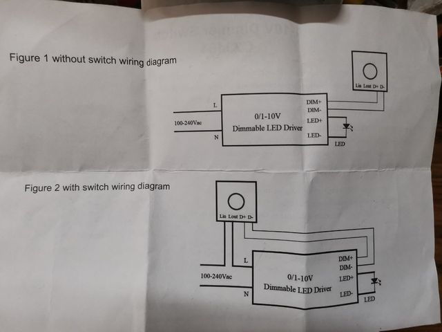 Led Dimmer switch 1-10v