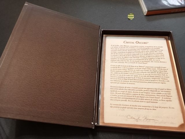 DVD CRISTAL OSCURO. Ed. Coleccionista