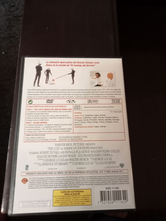 DVD THX 1138. El montaje del director George Lucas