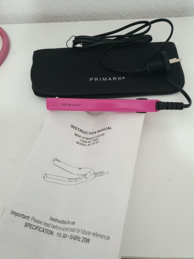 plancha de pelo de viaje