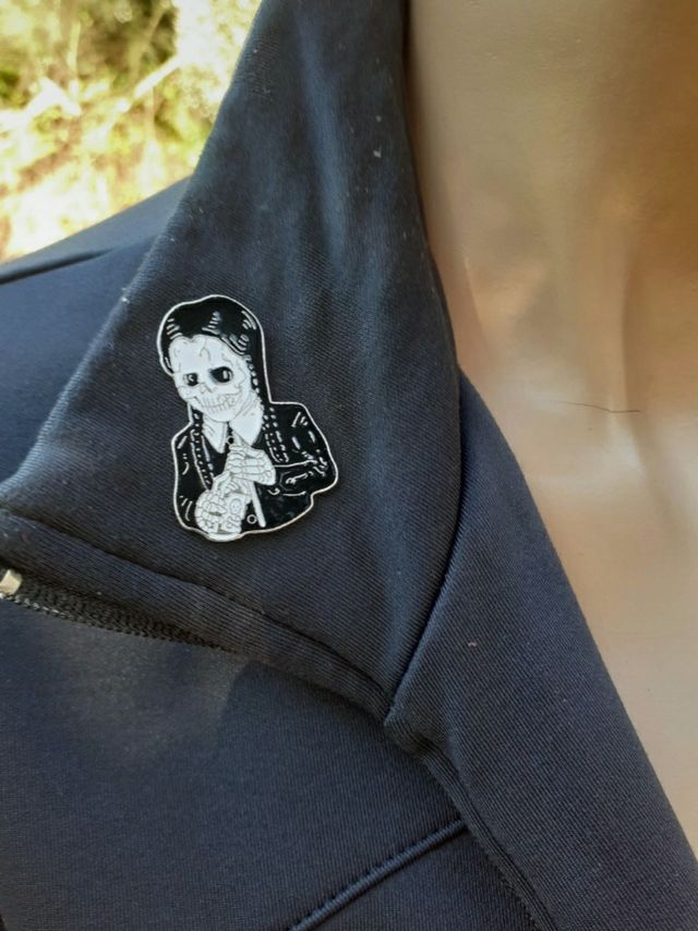 Addams Wednesday Pin