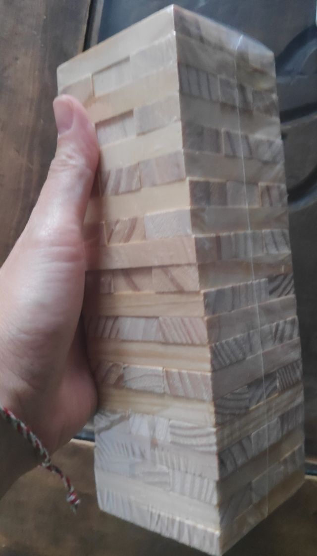 Juego torre de madera