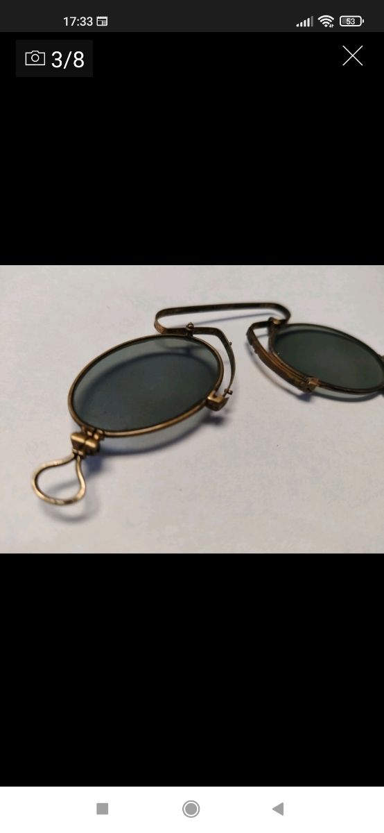 Antiguas gafas de sol impertinentes vintage