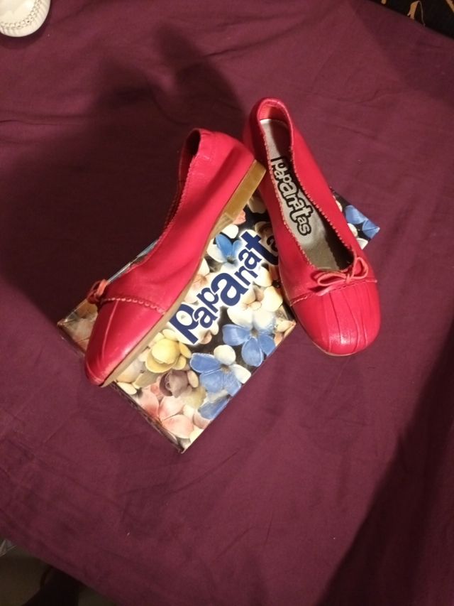 Zapatos rojos papanatas T. 32