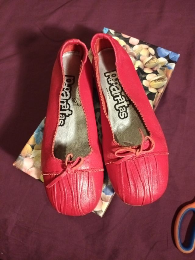 Zapatos rojos papanatas T. 32