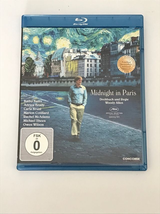 Midnight in Paris. Blu-ray