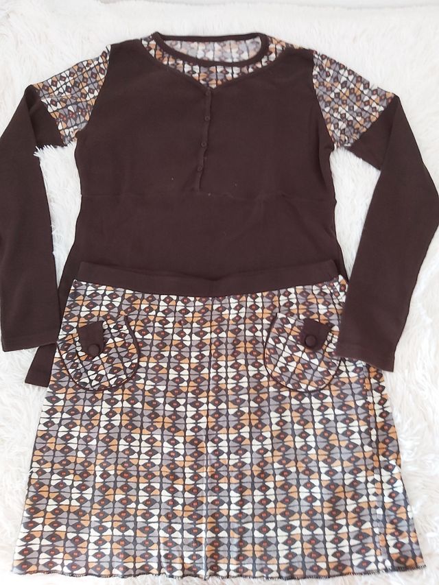 Conjunto falda + camiseta