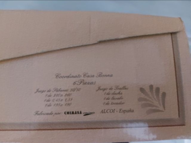 Juego de sábanas SIN ESTRENAR 1,50