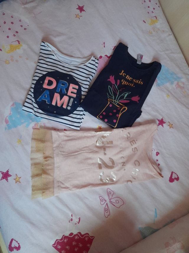 LOTE camisetas manga larga niña