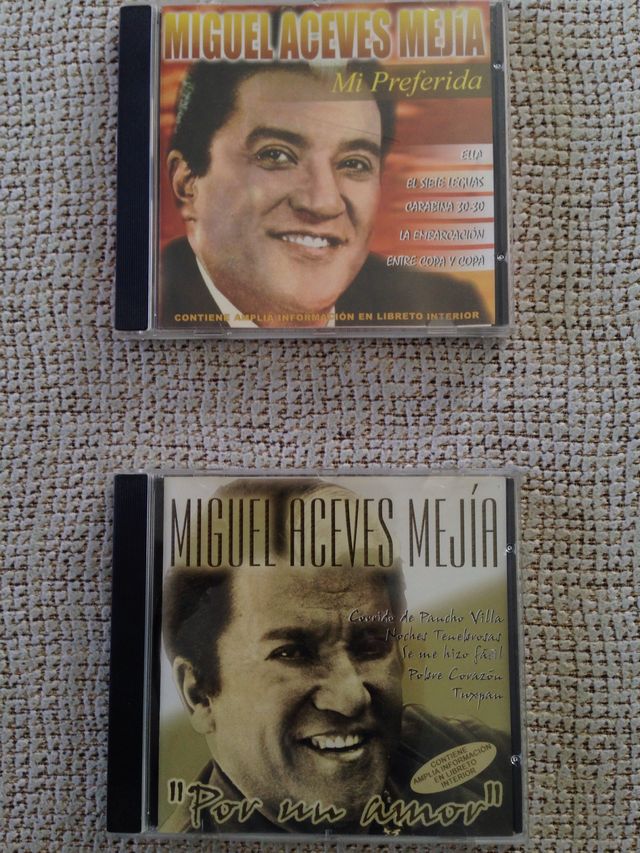 CD's de Miguel Aceves Mejía.
