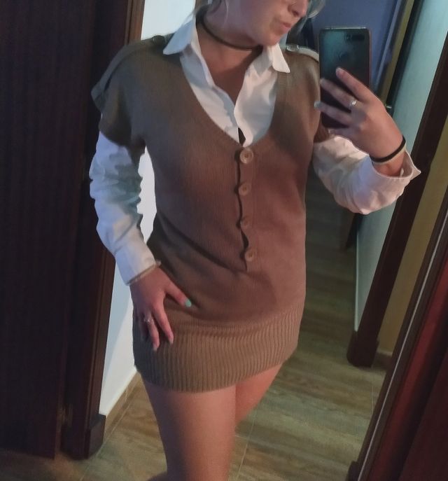 Jersey de punto manga corta