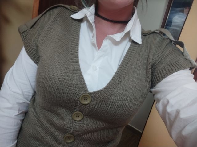 Jersey de punto manga corta