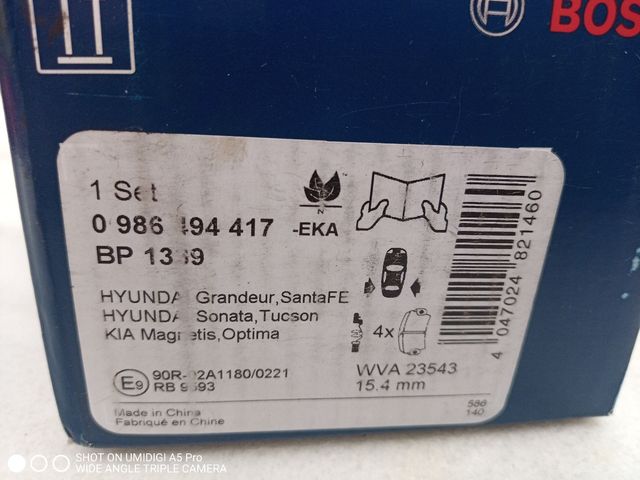 pastillas de freno traseras hiunday