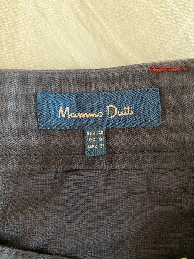 Pantalones Massimo Dutti Slim Fit
