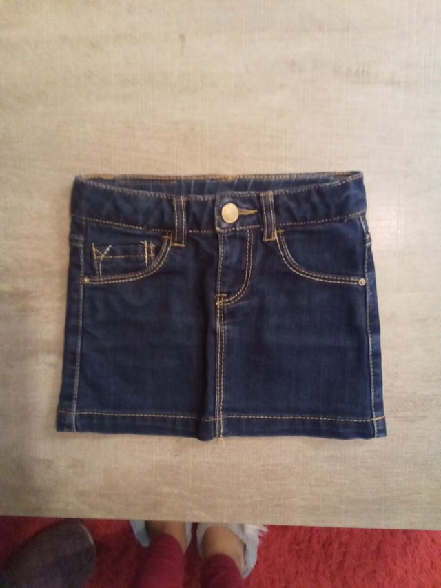 Falda vaquera niña