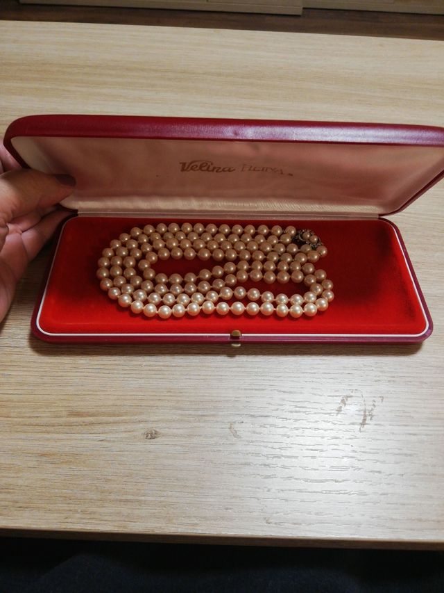 Collar doble vuelta Perlas Majoricas Vintage