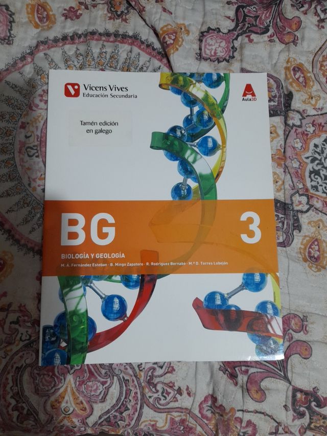 libro de biología y geología