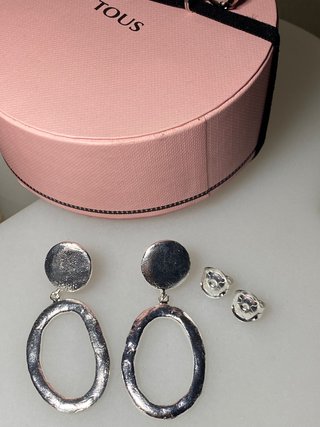 PENDIENTES  DUNA DE TOUS PLATA 925