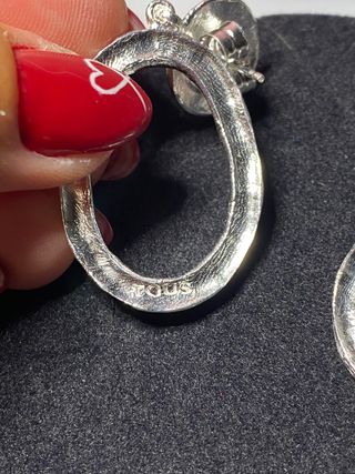 PENDIENTES  DUNA DE TOUS PLATA 925
