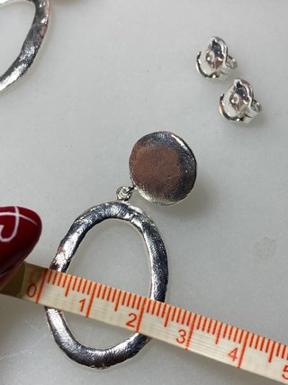 PENDIENTES  DUNA DE TOUS PLATA 925