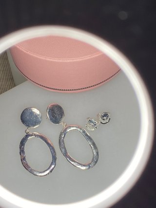 PENDIENTES  DUNA DE TOUS PLATA 925