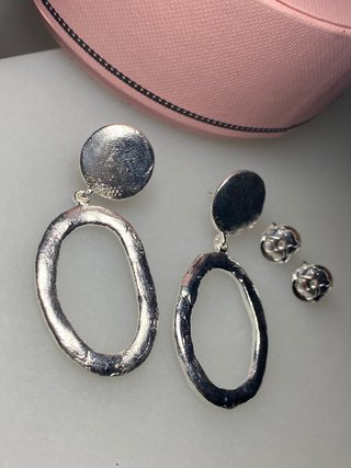 PENDIENTES  DUNA DE TOUS PLATA 925