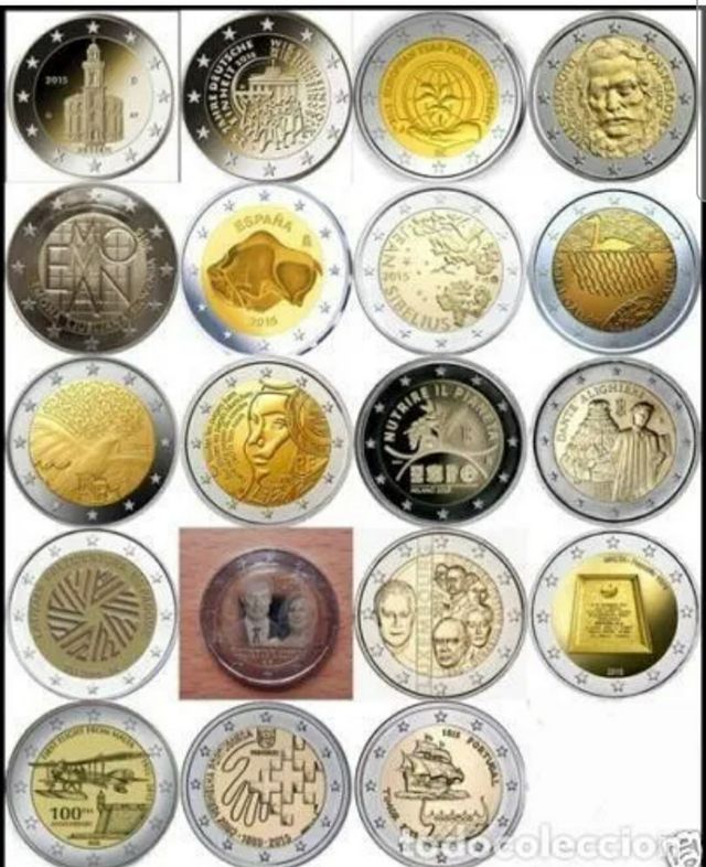 19 x 2euros 2015    sc