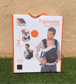 Mochila portabebes Molto Comfort Carrier 2 en 1 de segunda mano por 25 EUR  en Cox en WALLAPOP