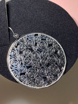 PENDIENTES TOUS ROSA DE ABRIL PLATA